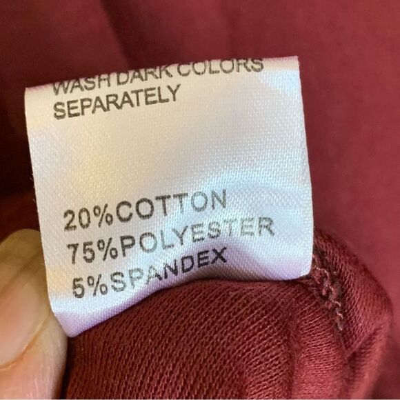 Leo Rosi Dress / Tunic Patched Elbows Wood Buttons Stretch Sz Small NWOT - Picture 4 of 5